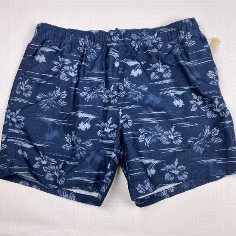NEW Ocean Pacific OP Swim Trunks Shorts Mens XL 46-48 Floral Tropical